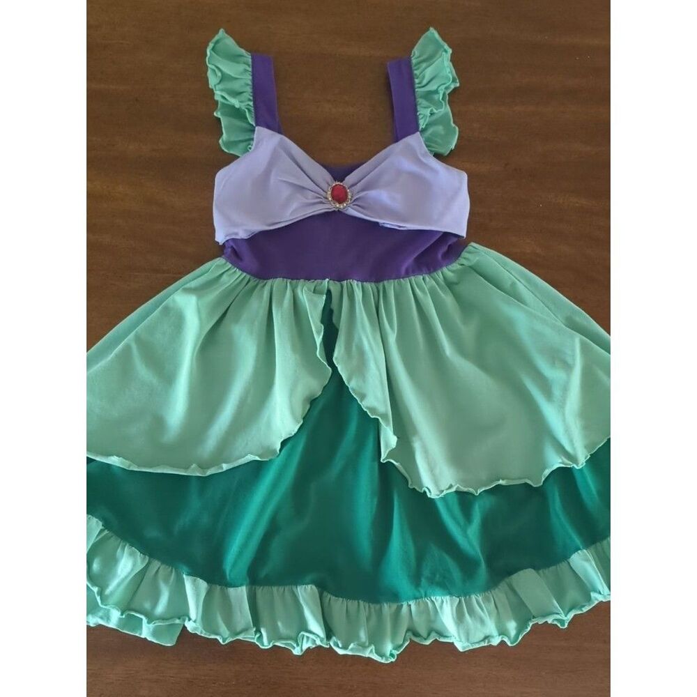 Only Little Once Mermaid Princess Twirl Dress Size 8 EUC